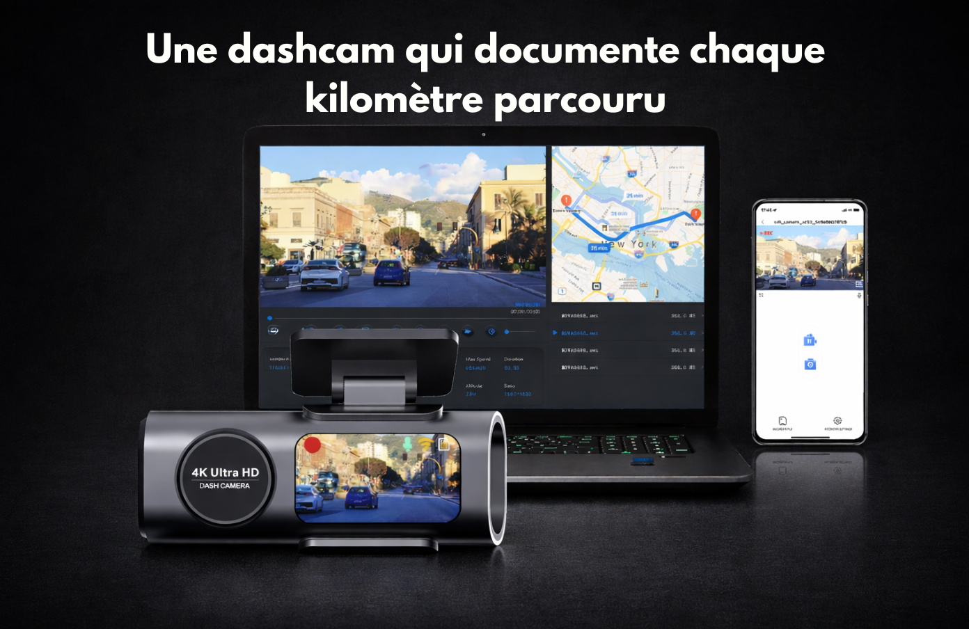 DashcamX Dual 4K